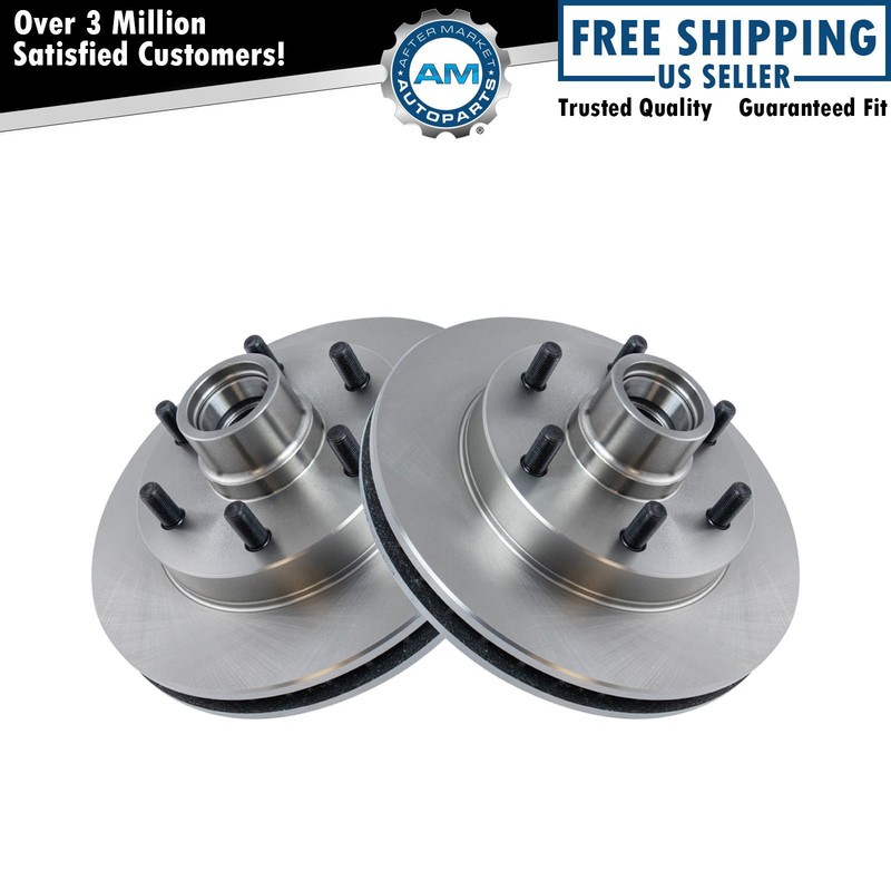 Brake Rotor Front Pair Set of 2 for Chevy GMC C2500 Express 2500 Van