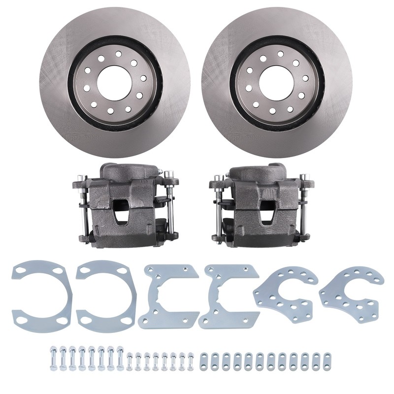 Rear end Bolt-On Rear Disc Brake Kit for new and old style big bearing Ford 9″