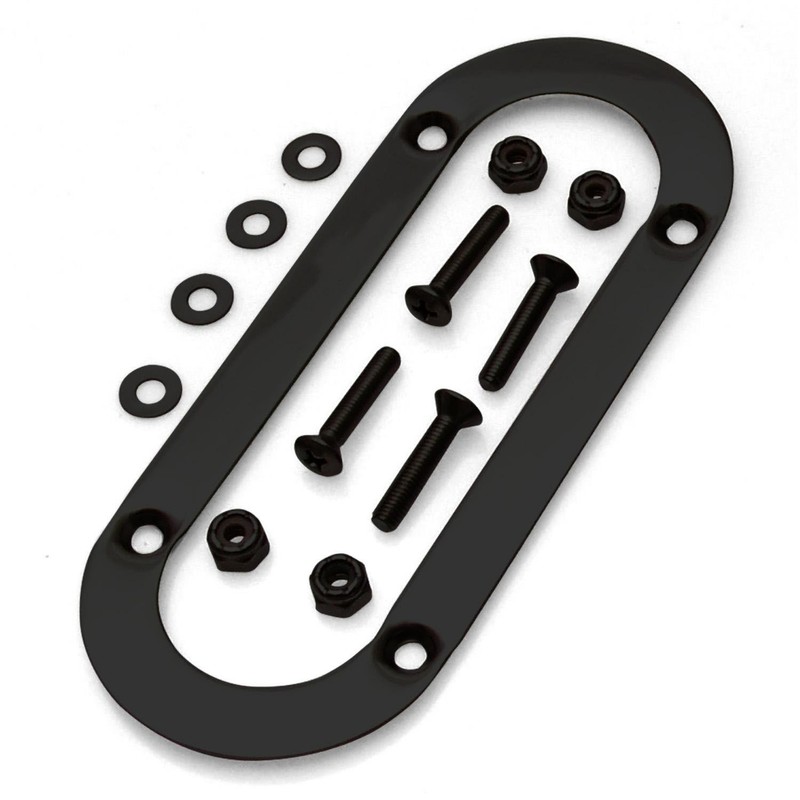 Grey Horizontal Shift or Emergency Brake Boot with Black Oval Beauty Trim Ring gallery