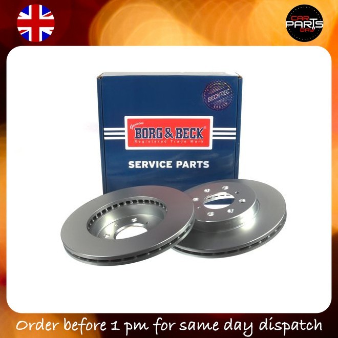 BRAKE FOR MG EXPRESS ZR ZS 2.0 TD 1.6 105 120 DISCS PAIR FRONT BORG & BECK