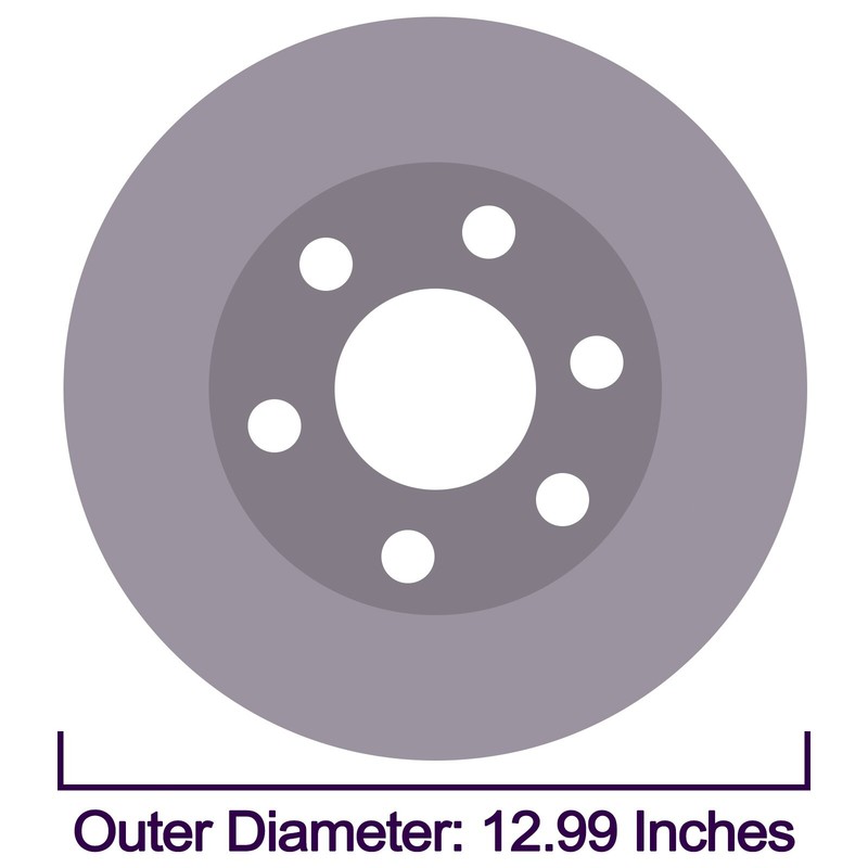 Front Vented Disc Brake Rotors for Suburban Express Sierra 1500 Limited XTS gallery