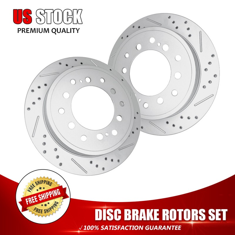 Rear Brake Rotor for Toyota 4Runner FJ Cruiser Lexus GX460 2010 2011-2020 2021