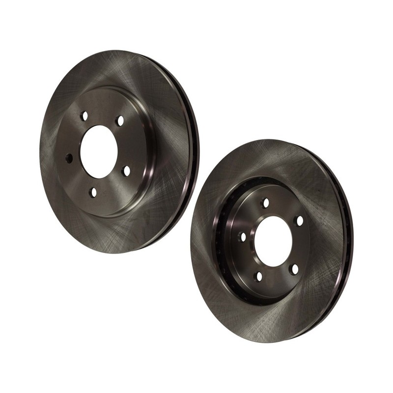 For Plymouth Voyager 1997-2000 Brake Discs Front | Pair Cast Iron Plain Surface