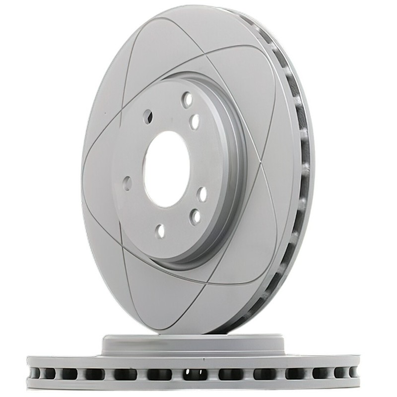 Premium Rear Slotted Disc Brake Rotors, Fits Ford Windstar 99-03; 284mm gallery