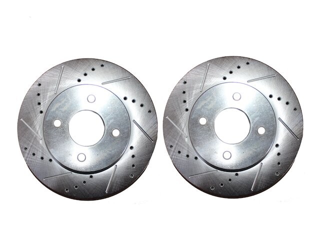 Detroit Axle 11XB86Y Front Brake Rotor Set Fits 1999-2001 Hyundai Tiburon Brakes