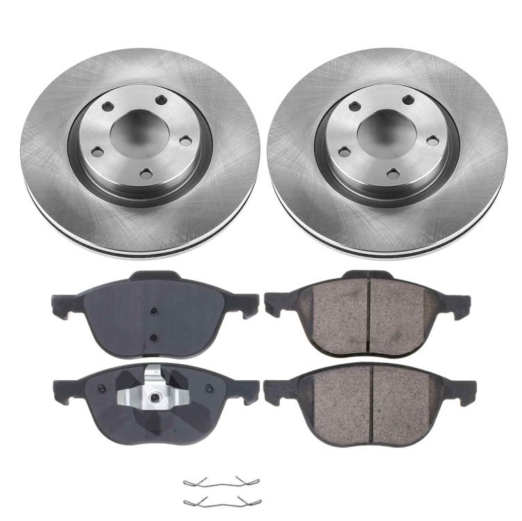 Front Brake Kit for Mazda 3 2004-2013, Mazda 5 2006-2010, Mazda 5 2012-2015