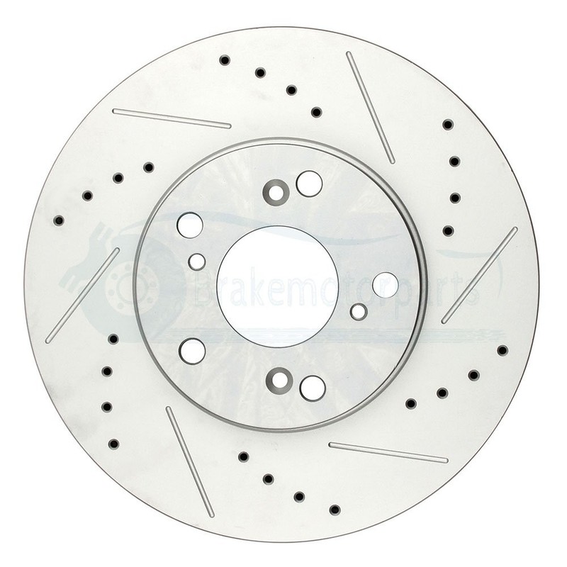 Front Brake Rotors Drilled And Slotted Kit For 1998-2011 2012 Honda Accor gallery