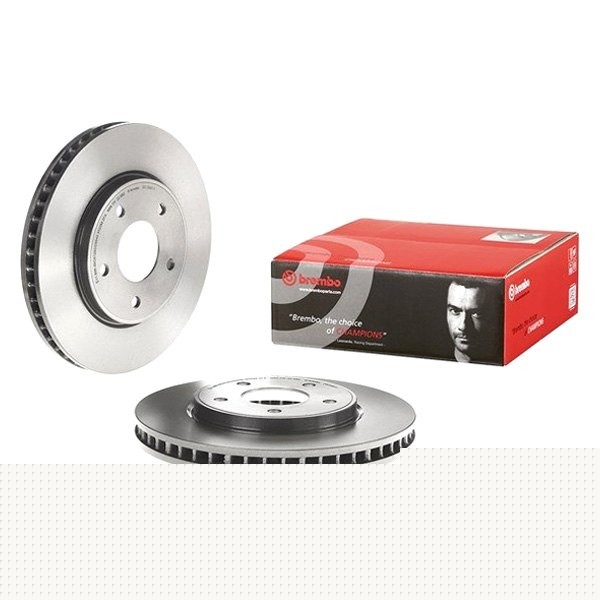 For Nissan LEAF 2021-2024 Brembo UV Coated Series Plain Vented Front Brake Rotor