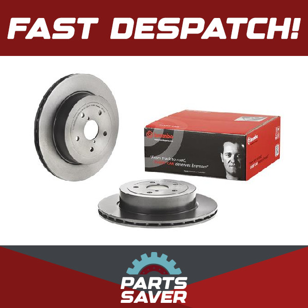 2x Brake Discs Pair Vented Rear 316mm 09.7813.21 Brembo Set 26700FE050 Quality