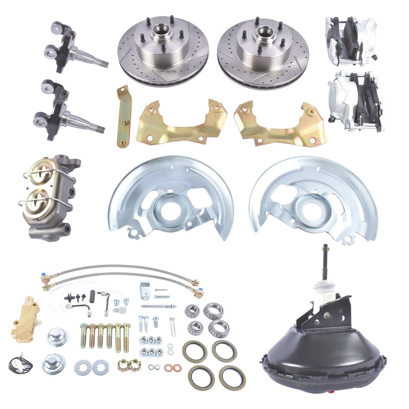 1x Disc Brake Conversion Kit Silver Replacement for GM F Body Pontiac Firebird