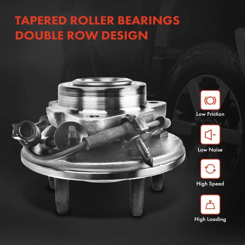 Front Disc Brake Rotor & Pads + Wheel Hub for Ford Explorer Mercury 2002-2005 gallery