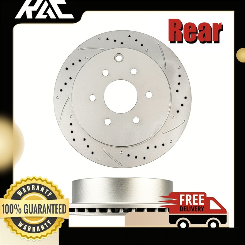 Rear Disc Brake Rotors for Nissan Pathfinder 2004-2012