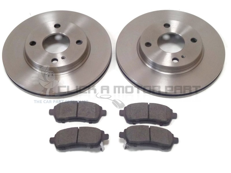 FORD FIESTA MK7 1.25 1.4 ZETEC 1.4 TDCI 1.6 08-17 FRONT 2 BRAKE DISCS & PADS