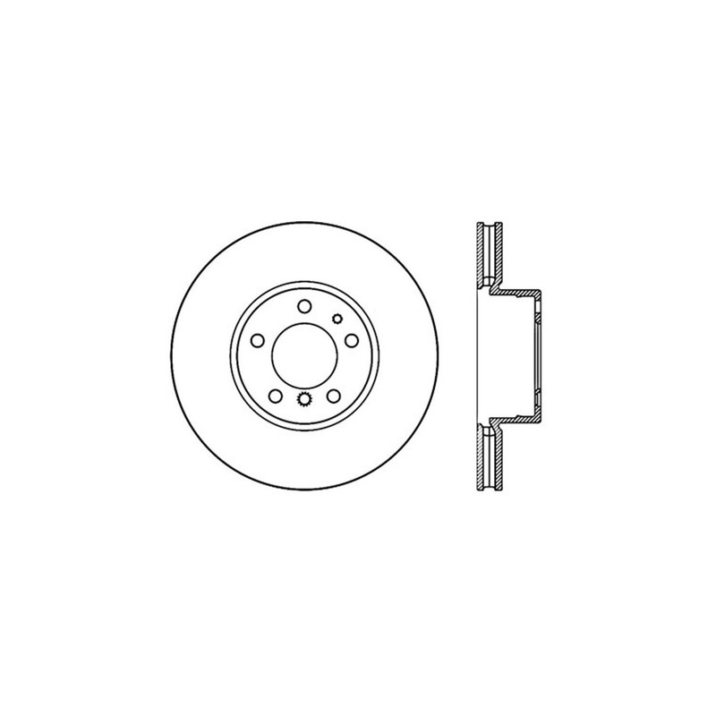 Centric Front Disc Brake Rotor | For 1993 BMW 850Ci | Direct Fit gallery