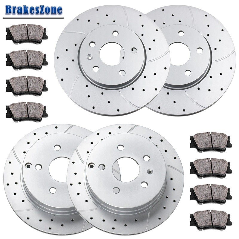 321mm Front & 303mm Rear Brake Rotors Pads for Chevrolet Equinox Terrain Brakes