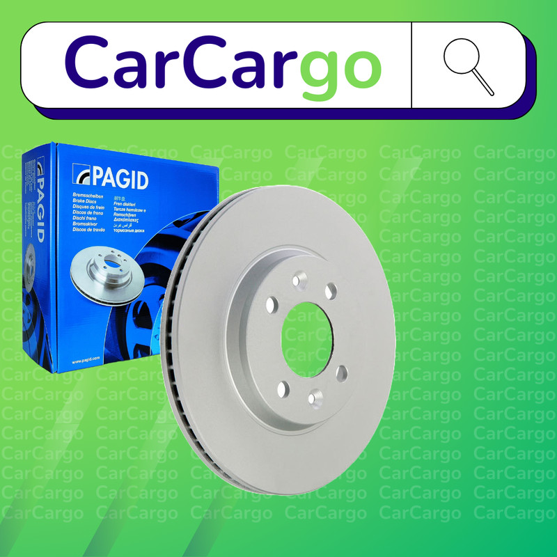 Pagid Vented Front Brake Discs Pair Saab 900 2.0 Turbo 16V S 1984-1994 280 mm
