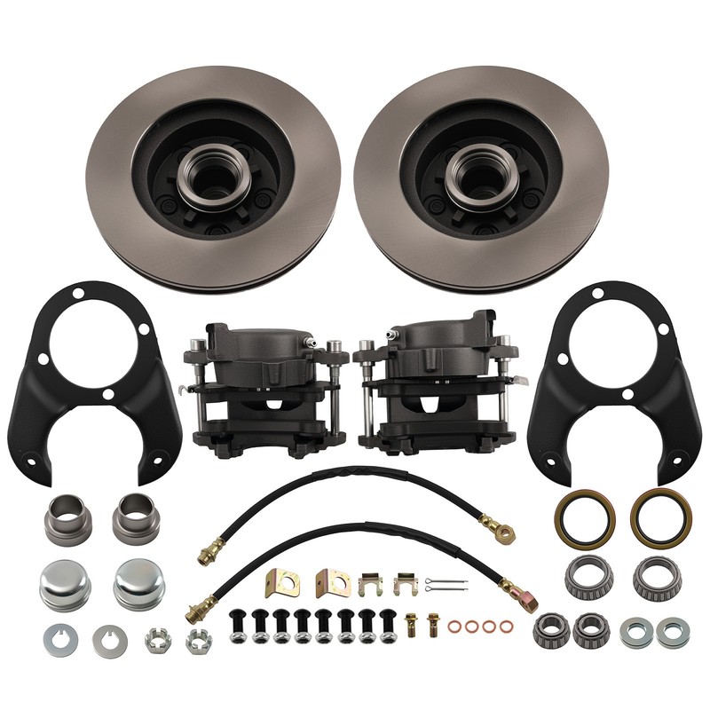 Disc Brake Conversion Kit for Ford Deluxe 1937-1948 Round Back Style Spindles