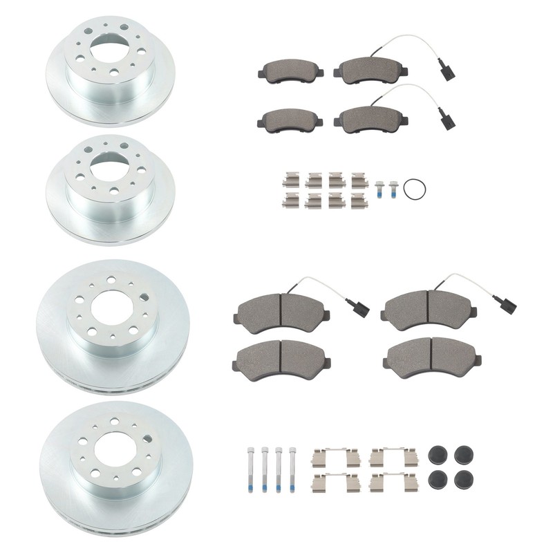 LABLT Disc Brake Rotors & Ceramic Brake Pads For Ram ProMaster 1500 2014-2020