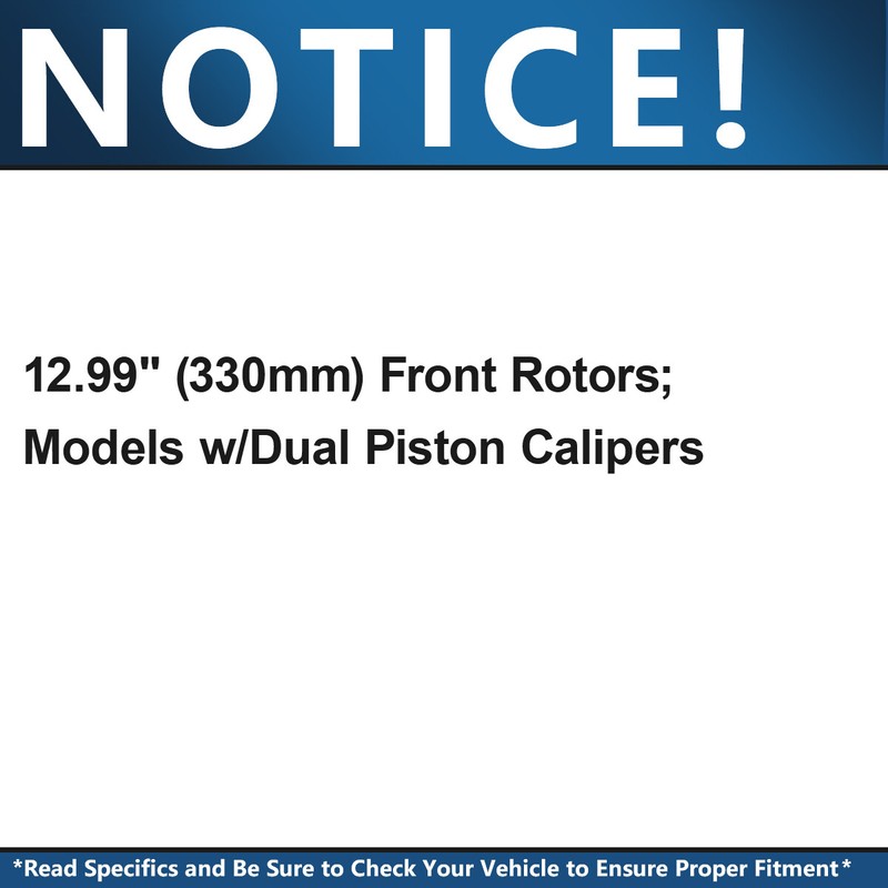 330mm Front Rear 328mm Brake Rotors Ceramic Pads for Volkswagen Routan Ram C/V gallery