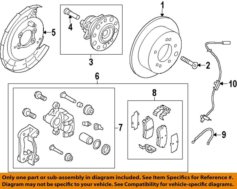 HYUNDAI OEM 11-15 Elantra Rear Brake-Backing Plate Splash Dust Shield 583903X100