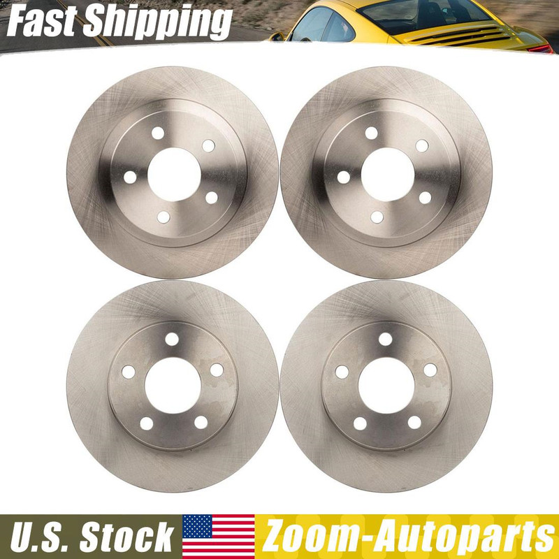 Front + Rear Brake Rotors for 1993 1994 1995 1996 1997 Chevrolet Camaro