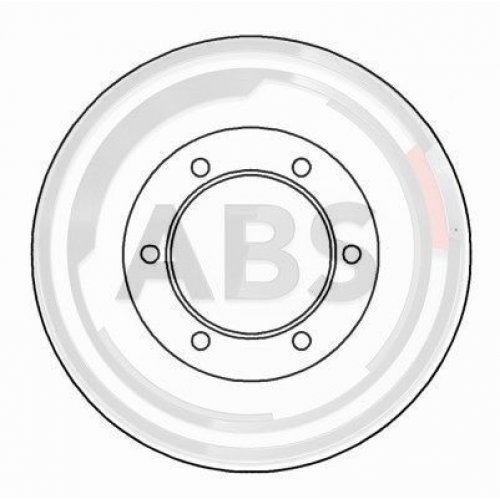 2x A.B.S. Brake Disc 16656