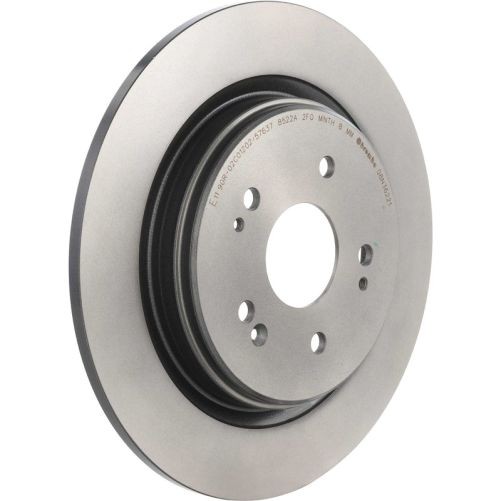 Brembo 08.N362.21 Disc Brake Rotor Rear Gray Cast Iron For 2019-2024 Acura RDX