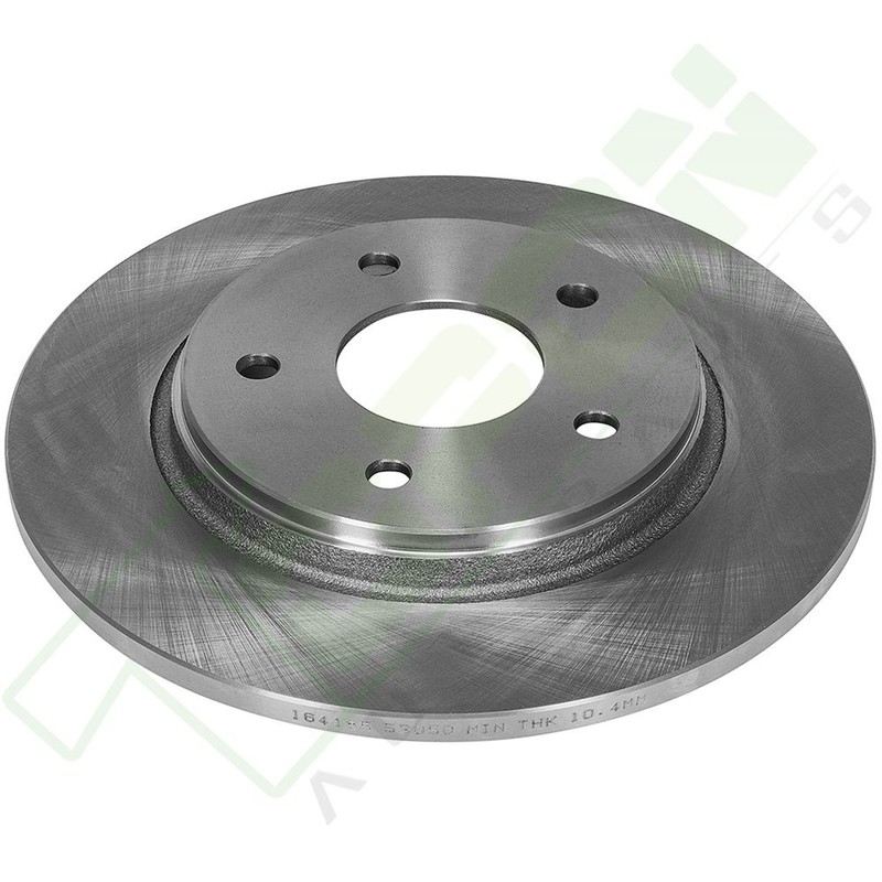 For Ram C/V 2012 - 2015 Volkswagen Routan 09 - 2014 Brake Rear Solid Disc Rotors gallery