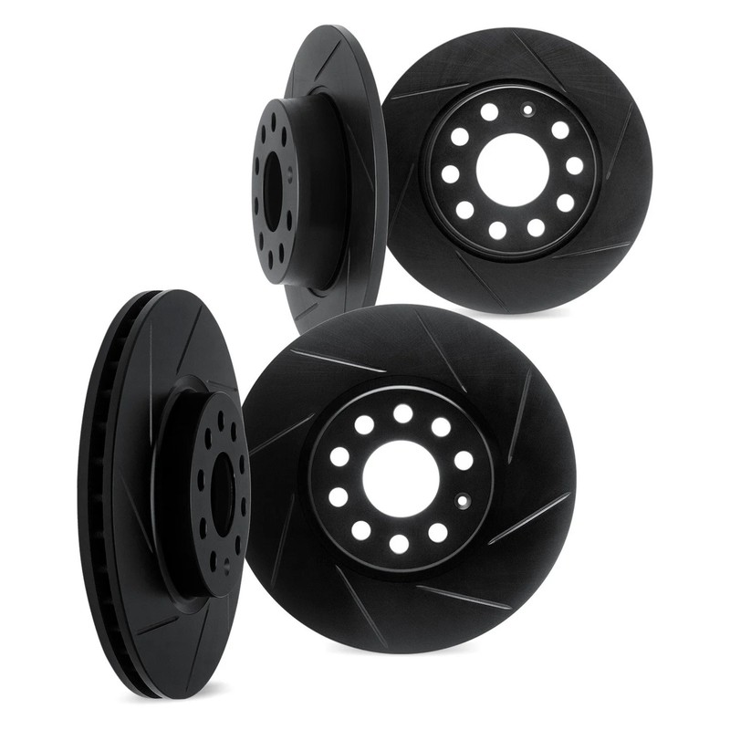 For BMW 524td 1985-1986 DFC Premium Slotted Front & Rear Brake Rotors