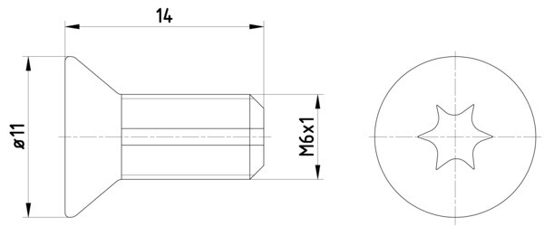 Textar TPM0012 Bolt, Brake Disc for Abarth, Acura, Citroen, Citroen (DF-PSA), DS, DS