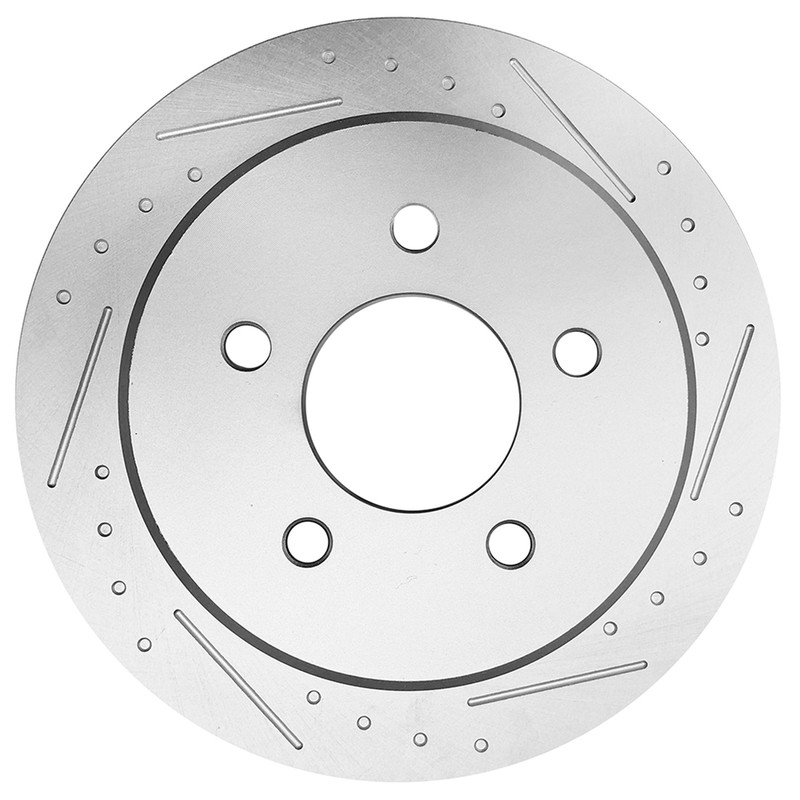 For Dodge Caravan 2001 - 07 Front Rear Brake Rotors Low Dust Ceramic Pads Slot gallery
