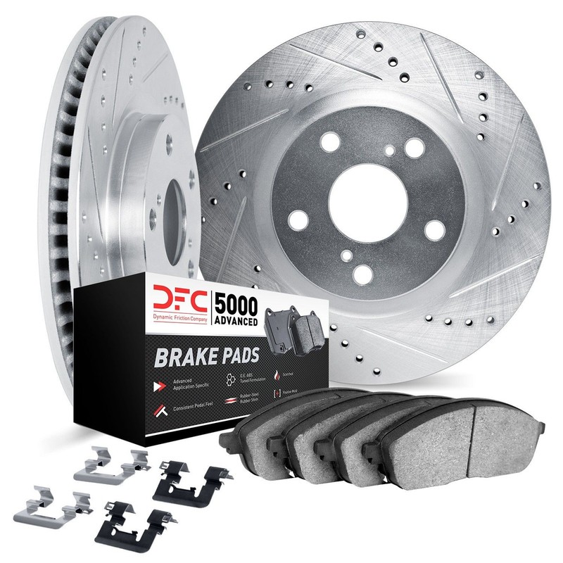 Dynamic Friction 7512-31010 Disc Brake Kit For 82-89 535i 535is 633CSi 635CSi L6