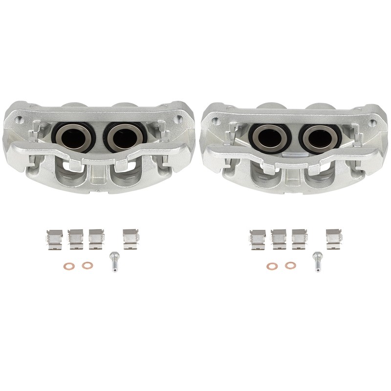 2PCS Brake Calipers For 13-20 Ford F-250 Super Duty w/ Bracket Front Left Right