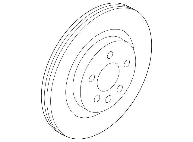 Genuine Genuine Land Rover Range Rover Sport Front Brake Rotor LR189045 gallery