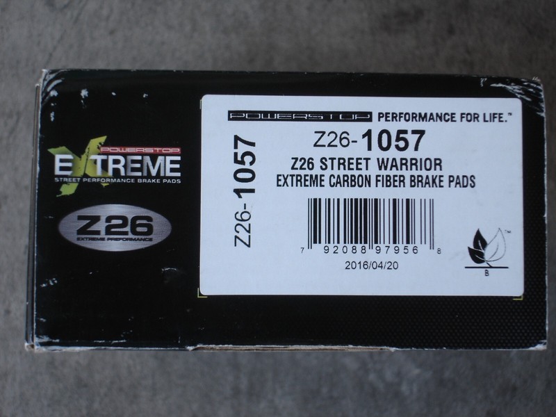Power Stop 1-Click Street Warrior Z26 Brake Kit - no shipping to Hawaii or Puert gallery