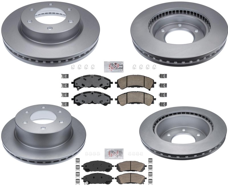 F&R Fleet Duty High Carbon Disc Brake Rotors Pads For Ford Ranger 2019 2020 2024