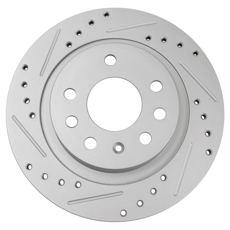 Rear Brake Rotors Set Solid For 2003-2011 Saab 9-3 2010 9-3X gallery