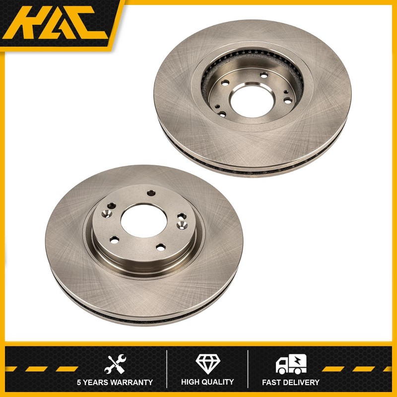 2x Front Vented Brake Rotors Fits 2011-2013 Kia Sorento All Engine 517121U000