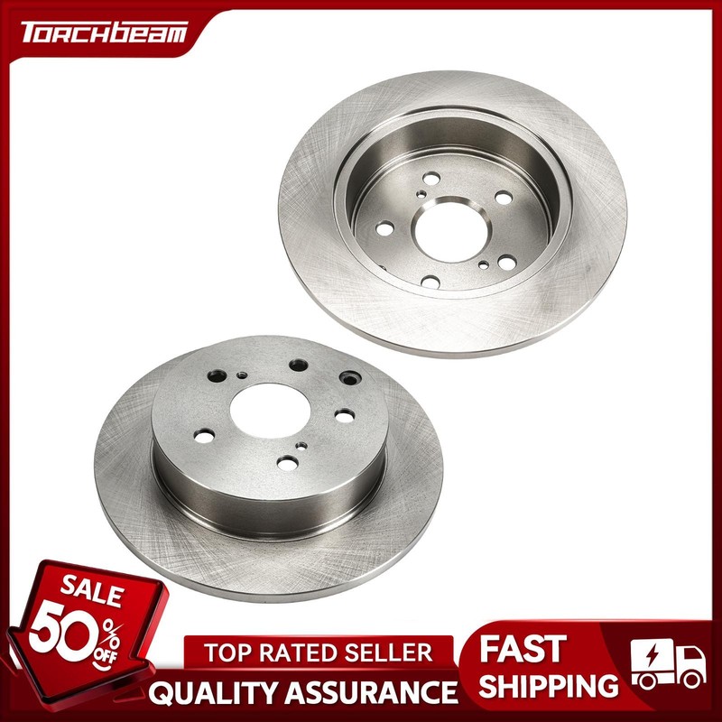2x Rear Solid Disc Brake Rotor For Toyota RAV4 2006-2012 2013 2014-2018 980483