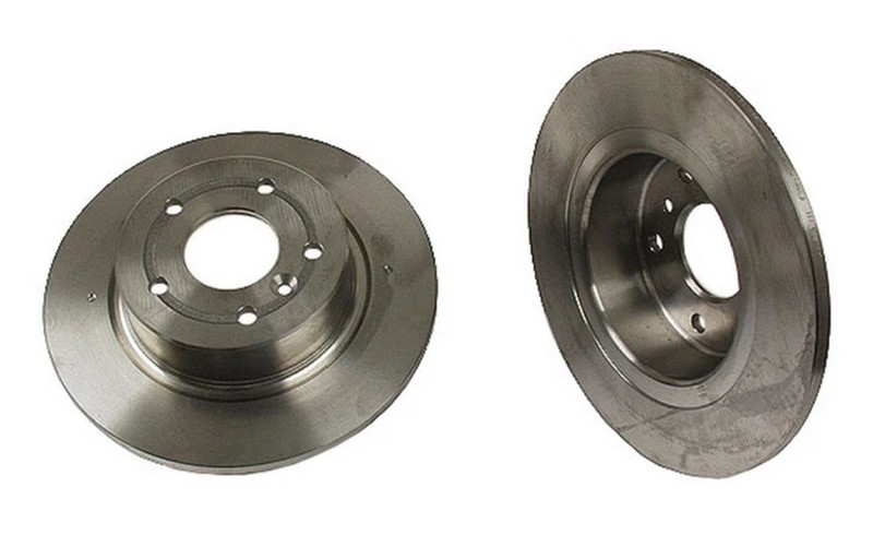 2x DuraGo REAR Brake Disc Rotor For 2000-2004 DISCOVERY / 1996-2002 RANGE ROVER