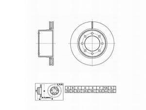 Genuine bproauto Disc Brake Rotor 1BP00027AA New Mopar