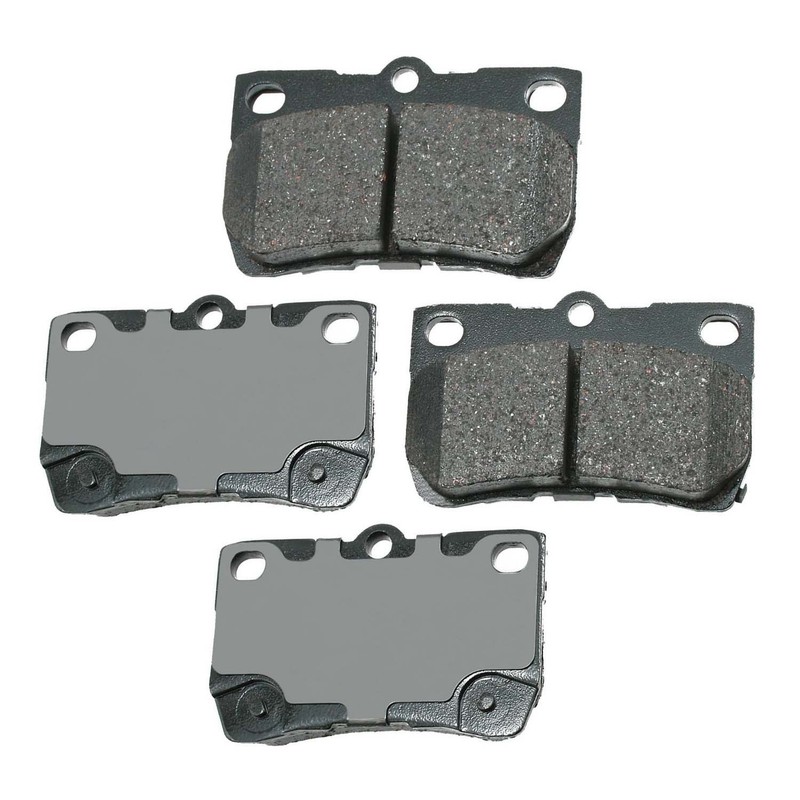 Akebono OEM Front & Rear Brake Pads Kit For 2007-2011 Lexus GS350 10 Yr Warranty