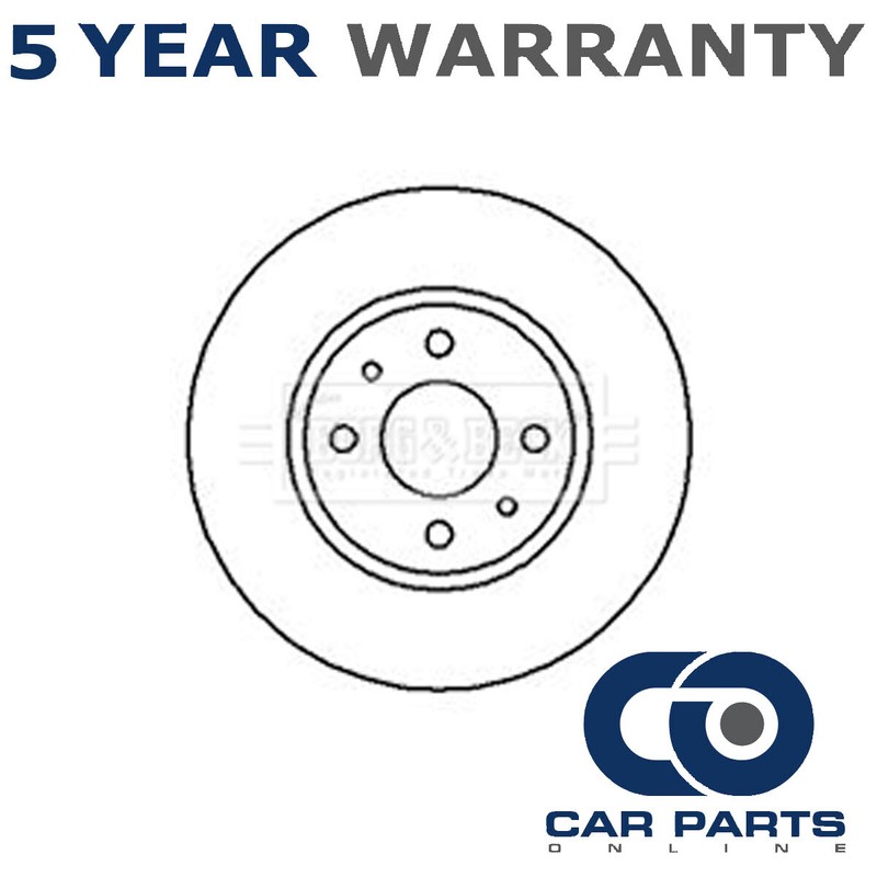 Brake Disc Front CPO Fits Doblo Panda 500 Fiorino Stilo Bravo Bipper Nemo MiTo