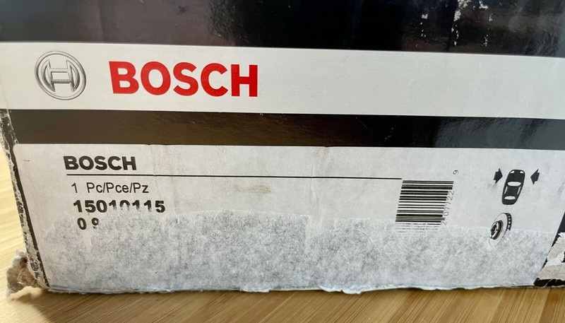 x1 New Bosch Front Brake Rotor Disc 15010115 For BMW 530i / 540i 2001-2003