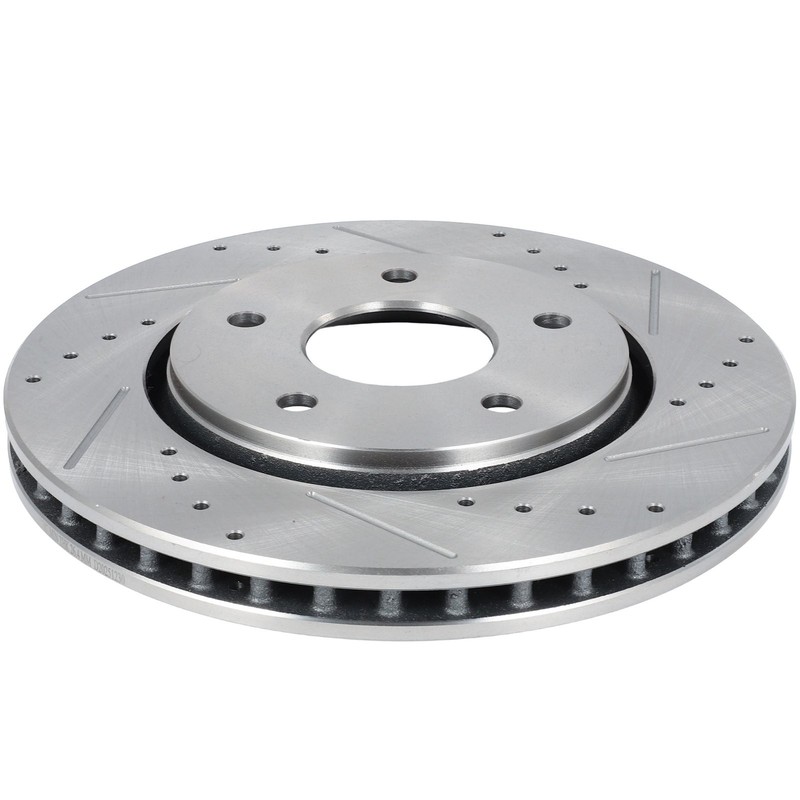 Front 2X Drilled Soltted Brake Rotors For Dodge For Journey 2009 - 2012 2013 gallery