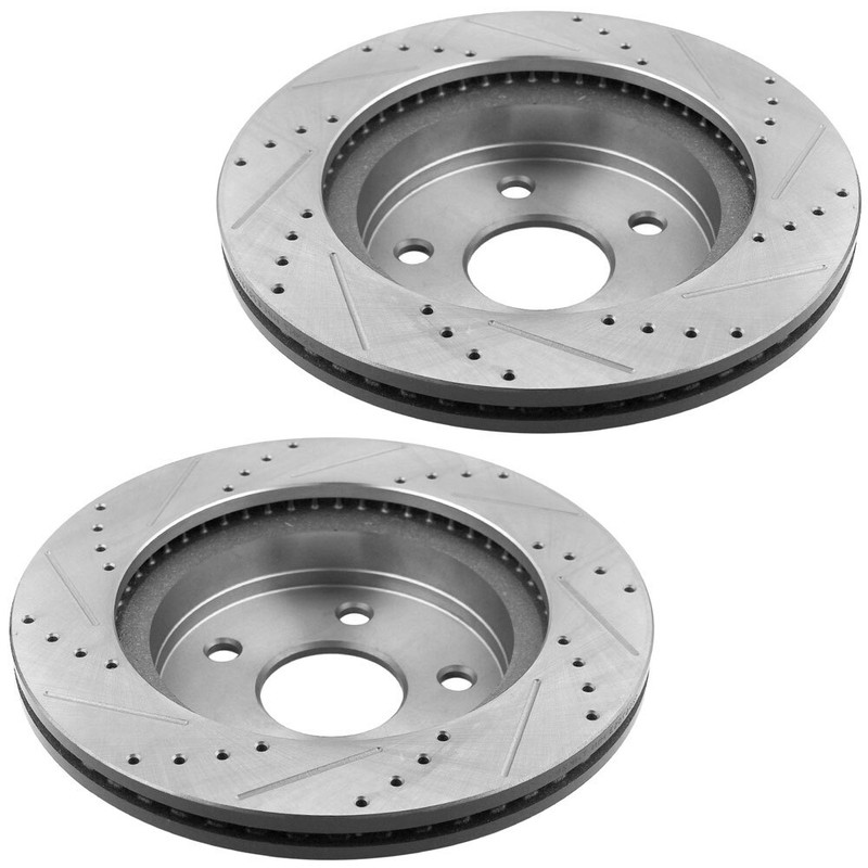 Front Black E coating Brake Rotors and Pads for Dodge RAM1500 Durango Aspen IT gallery