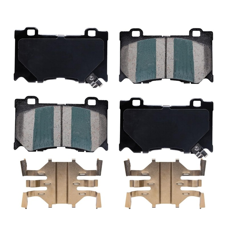 8pc Front Rear Disc Brake Rotors Ceramic Brake Pads for 2009-2014 Nissan 370Z gallery