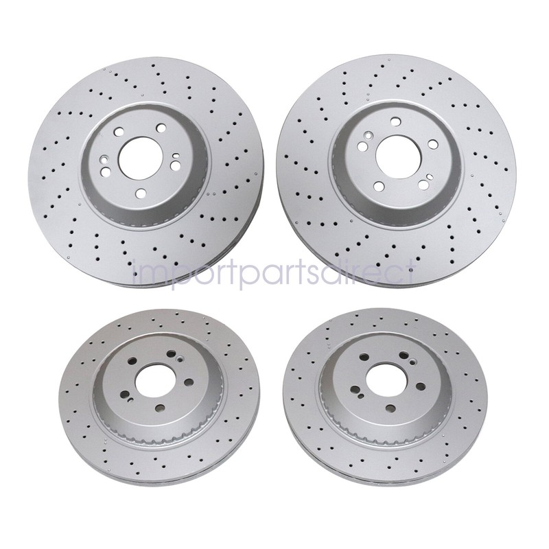 2224215100 For Mercedes W222 2014-2019 Front + Rear Brake Disc Rotors 2224231400 gallery