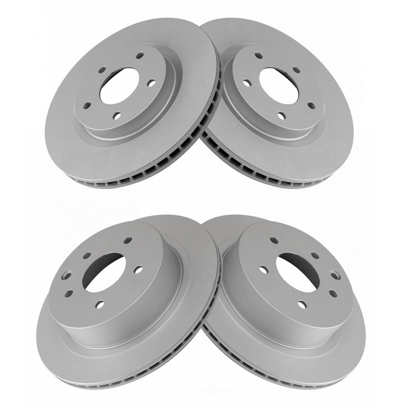 Disc Brake Rotor Set-Brake Rotor Set 4 Piece Set TRQ BRA15448