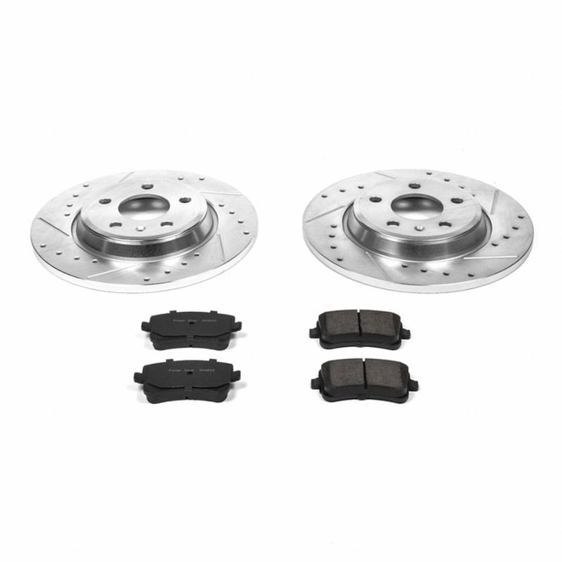Power Stop Brake Kit For Audi A4 Quattro 2009-2016 Rear Z23 Evolution Sport gallery